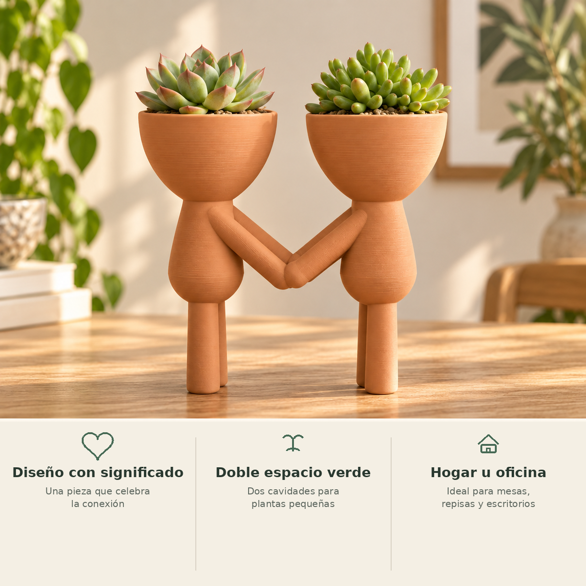 Matera Enamorados con beneficios de diseño, doble espacio verde y uso decorativo